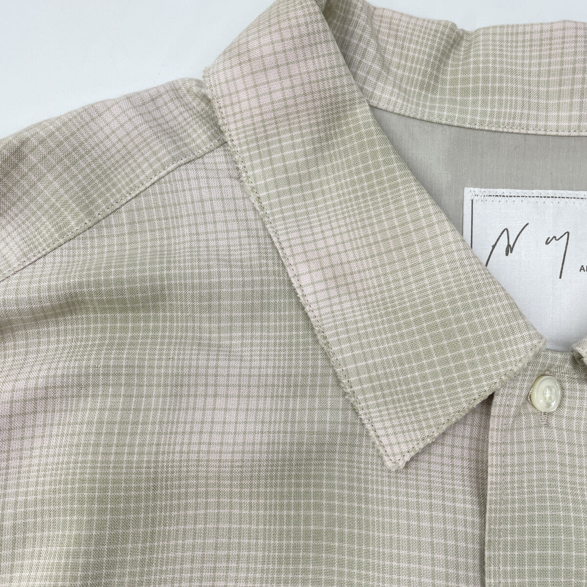 ANCELLM アンセルム ANC-SH61-A OMBRECHECK SHIRT トップス 2