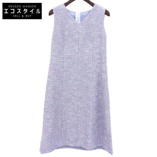 ANAYI アナイ メタルシャギーツイード ワンピース レディース パープル系 36 25年製 ワンピース 36