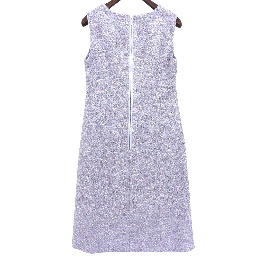 ANAYI アナイ メタルシャギーツイード ワンピース レディース パープル系 36 25年製 ワンピース 36