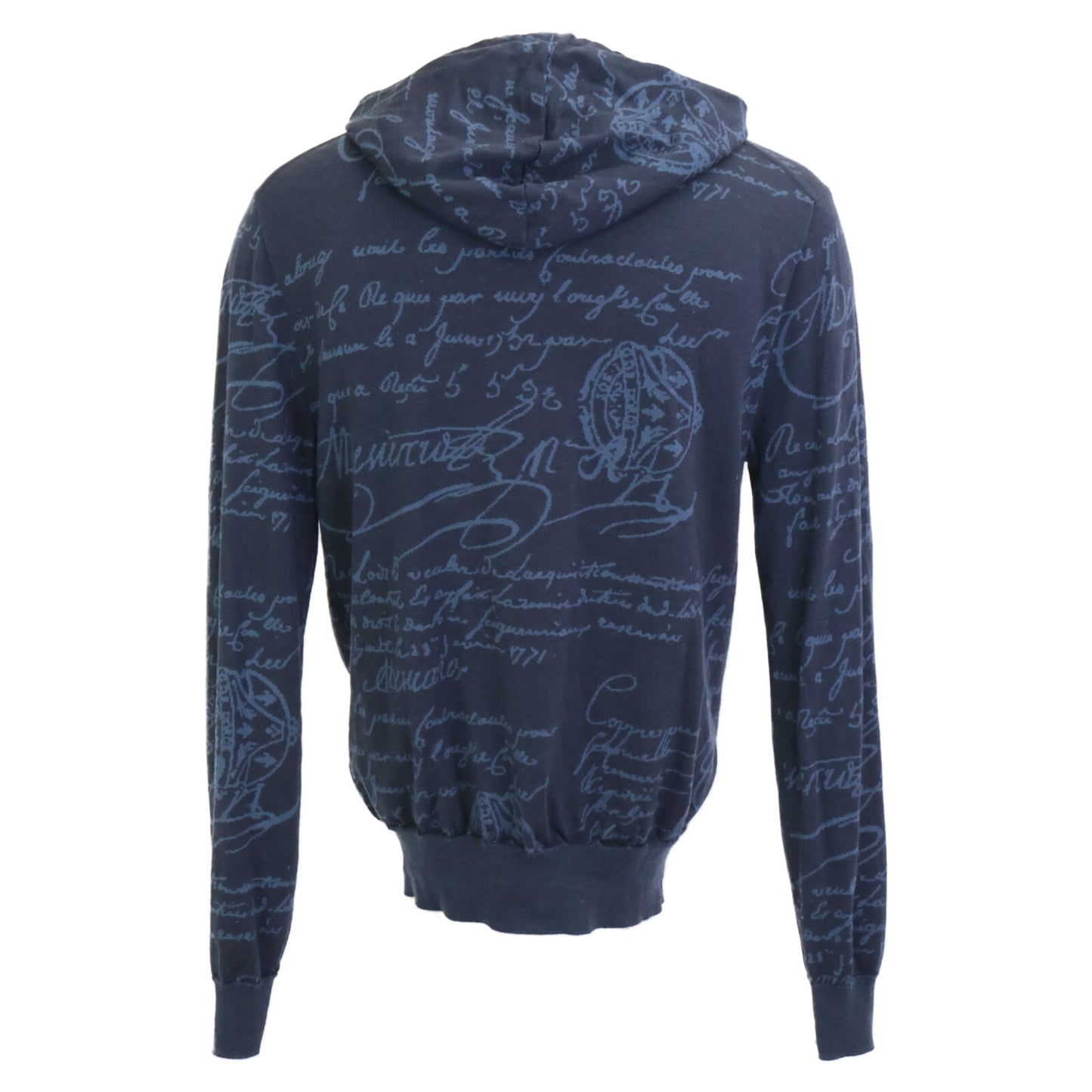 berluti ベルルッティ 【国内正規/23AW】R27KZL01YWBG カリグラフィー ウール ジップアップ ニット フーディ ジャケット M