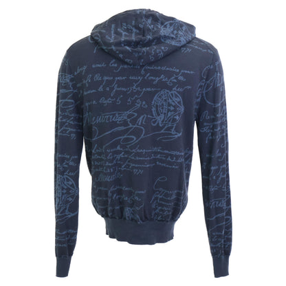 berluti ベルルッティ 【国内正規/23AW】R27KZL01YWBG カリグラフィー ウール ジップアップ ニット フーディ ジャケット M