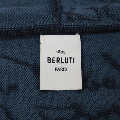 berluti ベルルッティ 【国内正規/23AW】R27KZL01YWBG カリグラフィー ウール ジップアップ ニット フーディ ジャケット M