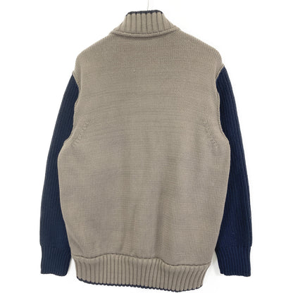 sacai サカイ 23-02985M　ﾌﾞﾗｳﾝ×ﾈｲﾋﾞｰ ｴﾘｯｸﾍｲｽﾞ ｴﾝﾌﾞﾛｲﾀﾞﾘｰﾛｺﾞ ﾆｯﾄ ｼﾞｬｹｯﾄ ジャケット 1