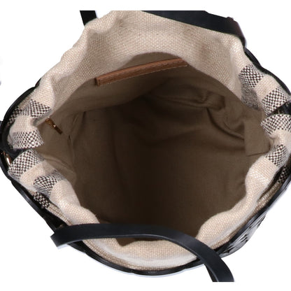 ANITA BILARDI アニタビラルディ カットワーク レザー ハンドバッグ