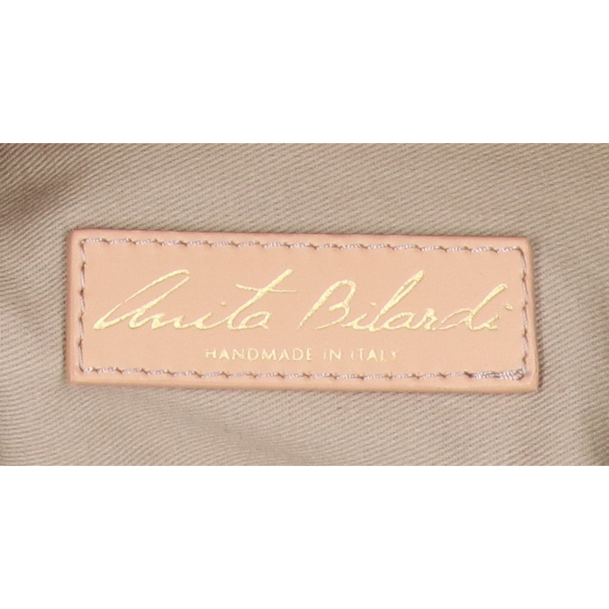 ANITA BILARDI アニタビラルディ カットワーク レザー ハンドバッグ