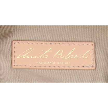 ANITA BILARDI アニタビラルディ カットワーク レザー ハンドバッグ