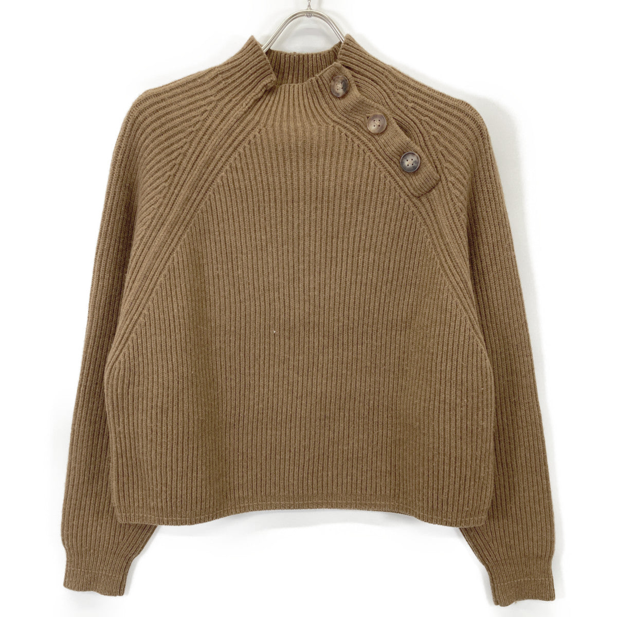 ACNE STUDIOS アクネ ストゥディオズ FN-WN-KNIT000139 ﾌﾞﾗｳﾝ ｳｰﾙ ﾐﾄﾞﾙｹﾞｰｼﾞﾆｯﾄB トップス S
