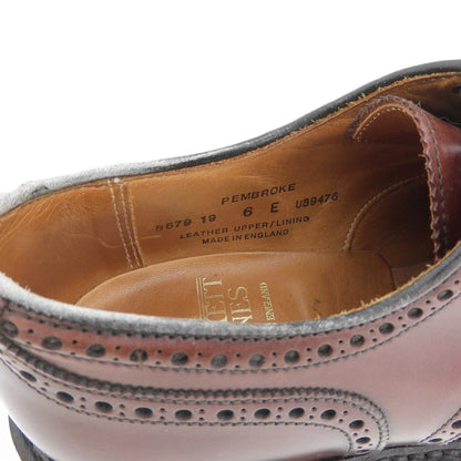 Crockett&Jones クロケット＆ジョーンズ PEMBROKE レザーシューズ メンズ 6E 8679 シューズ 6E