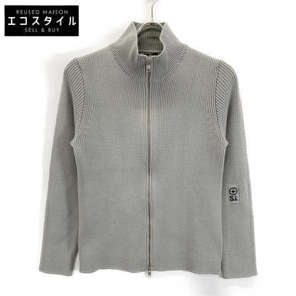 STONE ISLAND ストーンアイランド 45145180 ｸﾞﾚｰ ｼﾞｯﾌﾟｱｯﾌﾟ ﾆｯﾄ トップス Ｓ
