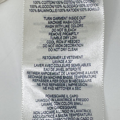 RRL ダブルアールエル ﾎﾜｲﾄ ﾛｺﾞ ﾌﾟﾘﾝﾄ Tｼｬﾂ トップス M