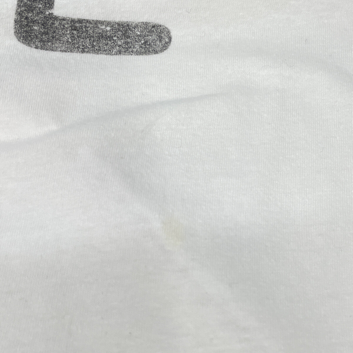 RRL ダブルアールエル ﾎﾜｲﾄ ﾛｺﾞ ﾌﾟﾘﾝﾄ Tｼｬﾂ トップス M