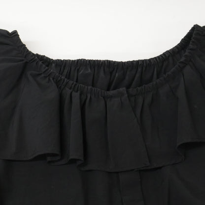 BORDERS at BALCONY ボーダーズアットバルコニー BD2021-3C-02 ナイロン サブリナ ブラウス トップス 36