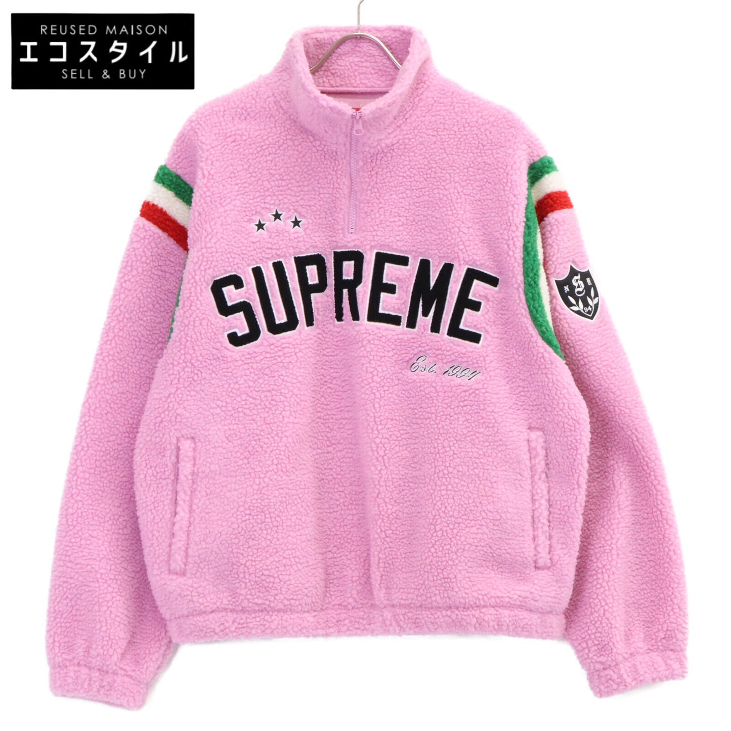 Supreme シュプリーム 【国内正規/23AW】Arc Half Zip Fleece Pullover アーク ハーフジップ フリース プルオーバー ジャケット M