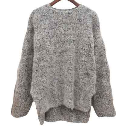 BATONER バトナー フォックスウール クルーネック セーター トップス レディース グレー 1 トップス 1
