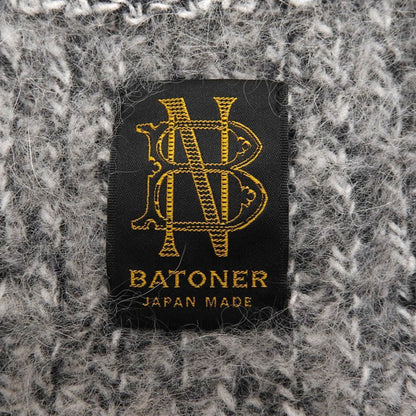 BATONER バトナー フォックスウール クルーネック セーター トップス レディース グレー 1 トップス 1