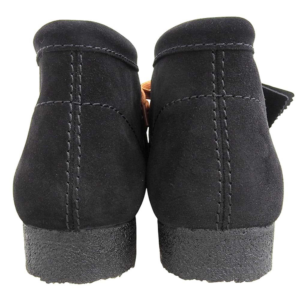 Clarks クラークス 新品同様 スウェード ワラビーブーツ シューズ メンズ 黒 ブラック 10 1/2 26155517 シューズ 10 1/2G(UK)