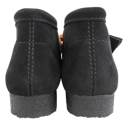 Clarks クラークス 新品同様 スウェード ワラビーブーツ シューズ メンズ 黒 ブラック 10 1/2 26155517 シューズ 10 1/2G(UK)