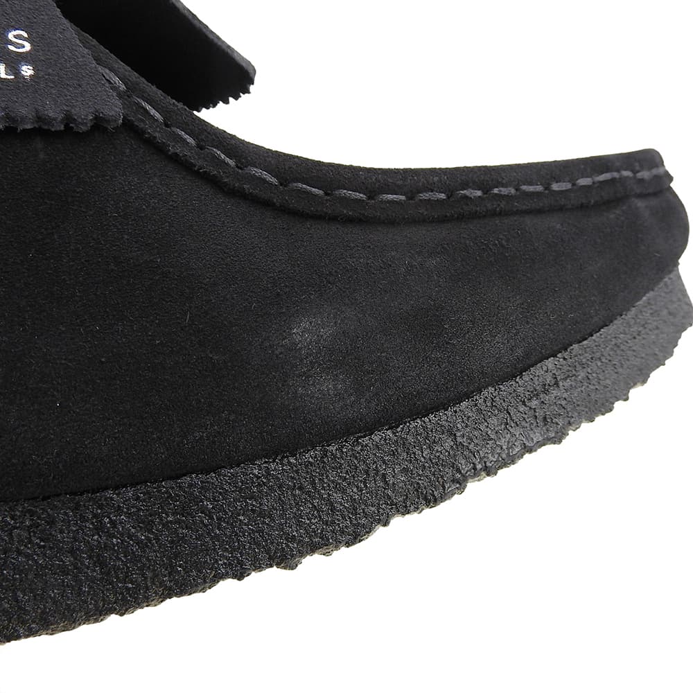 Clarks クラークス 新品同様 スウェード ワラビーブーツ シューズ メンズ 黒 ブラック 10 1/2 26155517 シューズ 10 1/2G(UK)