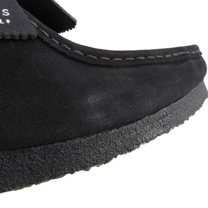 Clarks クラークス 新品同様 スウェード ワラビーブーツ シューズ メンズ 黒 ブラック 10 1/2 26155517 シューズ 10 1/2G(UK)