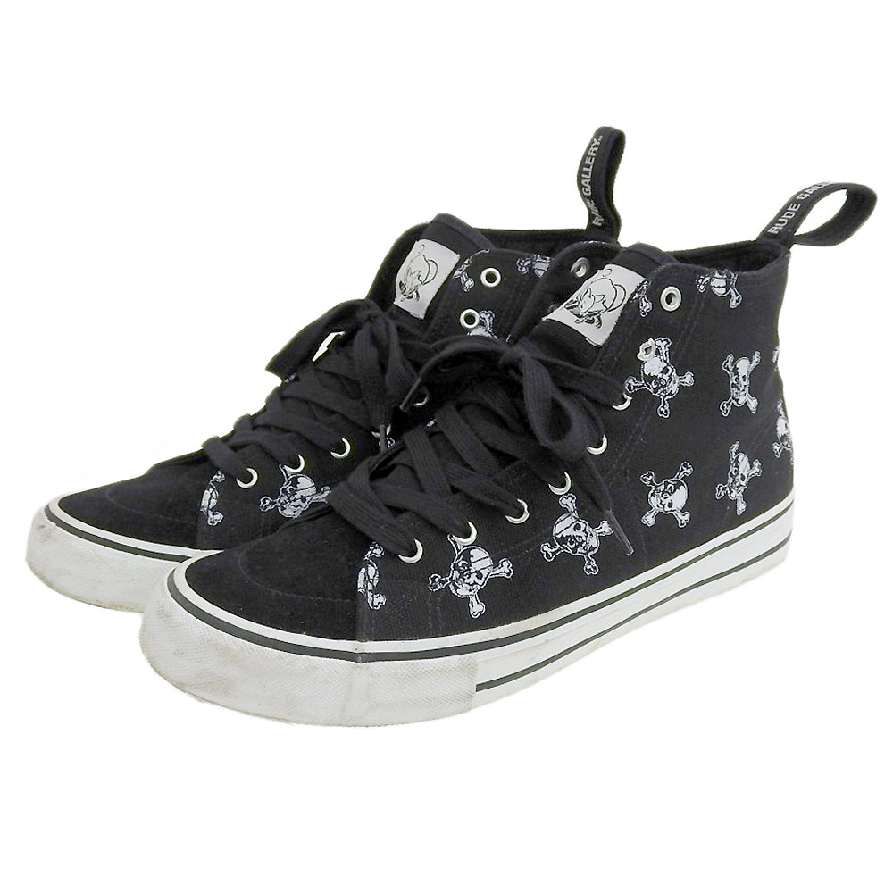 RUDE GALLERY ルードギャラリー POSSESSED SHOES BONES SESSION スニーカー シューズ メンズ ブラック×ホワイト 27.5cm シューズ 9H(US)
