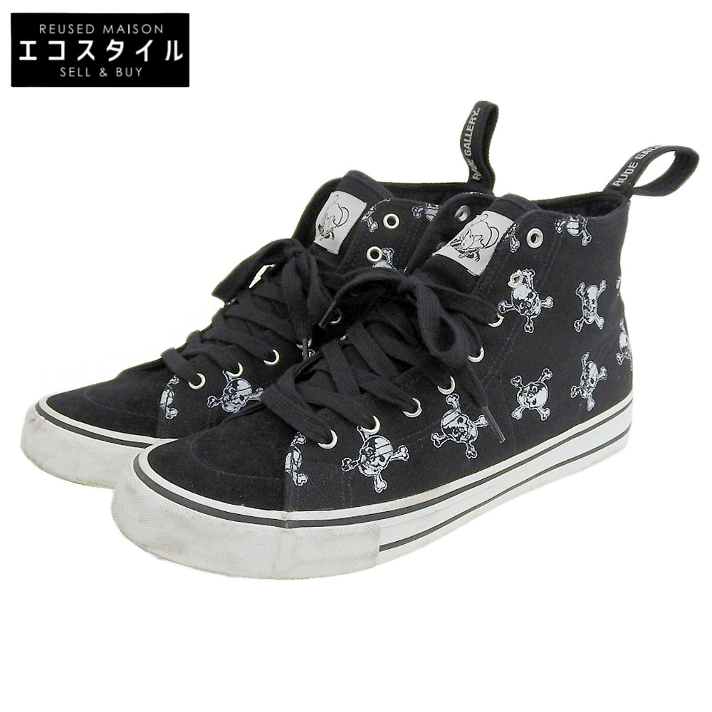 RUDE GALLERY ルードギャラリー POSSESSED SHOES BONES SESSION スニーカー シューズ メンズ ブラック×ホワイト 27.5cm シューズ 9H(US)