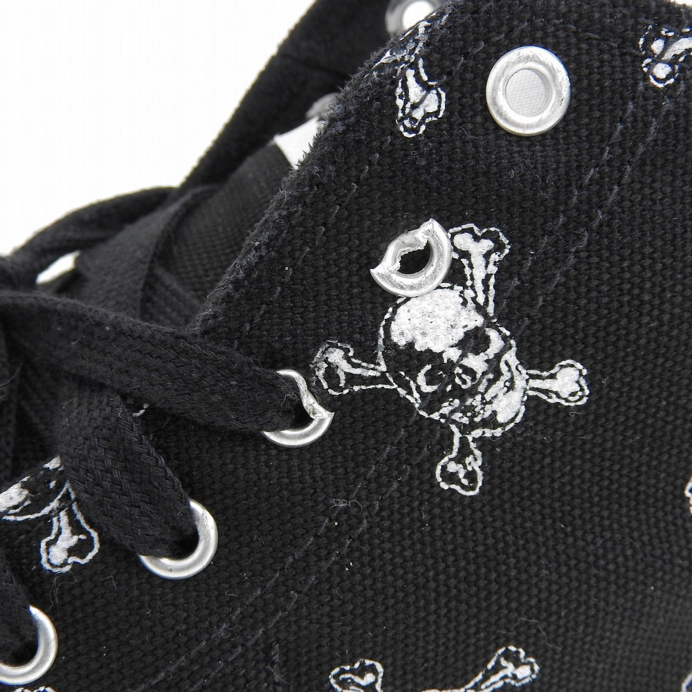 RUDE GALLERY ルードギャラリー POSSESSED SHOES BONES SESSION スニーカー シューズ メンズ ブラック×ホワイト 27.5cm シューズ 9H(US)