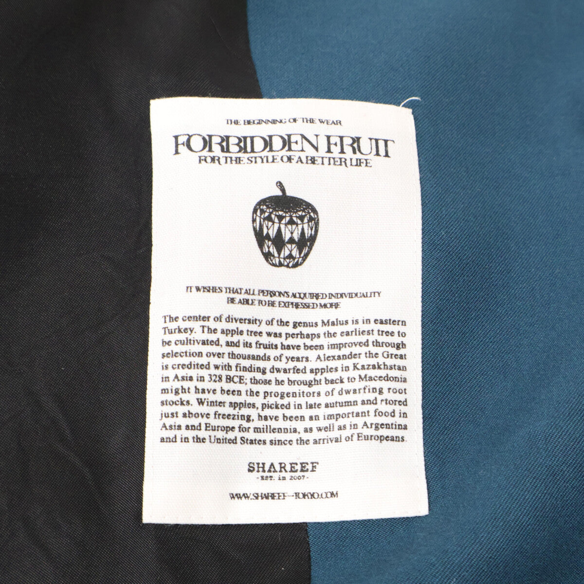 SHAREEF シャリーフ 美品 20311708 EMBROIDERY COACH JKT ジャケット 2