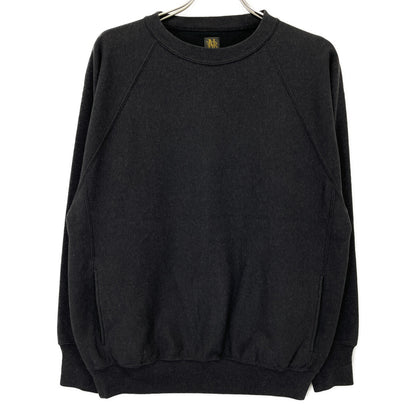 BATONER バトナー BN-25FM-030 ﾁｬｺｰﾙ ﾒﾗﾝｼﾞｪｶﾗｰ ｼﾞｬﾝﾍﾞﾙｶ裏毛 ｸﾙｰﾈｯｸ トップス 1