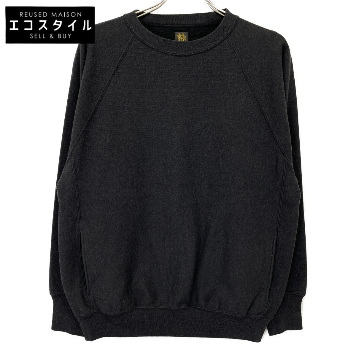 BATONER バトナー BN-25FM-030 ﾁｬｺｰﾙ ﾒﾗﾝｼﾞｪｶﾗｰ ｼﾞｬﾝﾍﾞﾙｶ裏毛 ｸﾙｰﾈｯｸ トップス 1