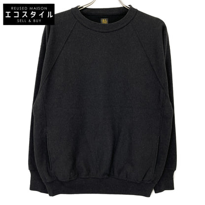 BATONER バトナー BN-25FM-030 ﾁｬｺｰﾙ ﾒﾗﾝｼﾞｪｶﾗｰ ｼﾞｬﾝﾍﾞﾙｶ裏毛 ｸﾙｰﾈｯｸ トップス 1