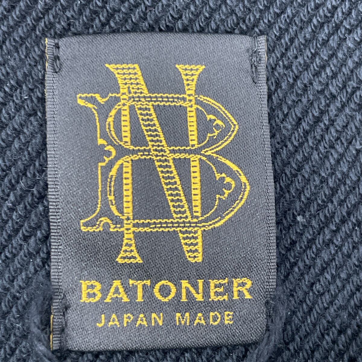 BATONER バトナー BN-25FM-030 ﾁｬｺｰﾙ ﾒﾗﾝｼﾞｪｶﾗｰ ｼﾞｬﾝﾍﾞﾙｶ裏毛 ｸﾙｰﾈｯｸ トップス 1