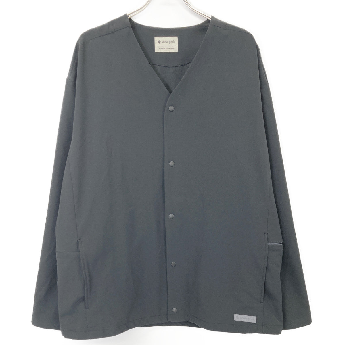 snowpeak スノーピーク AL-JK-22SU701 ﾌﾞﾗｯｸ ﾅｲﾛﾝ ｱｳﾄﾄﾞｱ ｼﾞｬｹｯﾄｶｰﾃﾞｨｶﾞﾝ コート XL