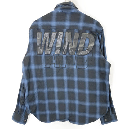 WIND AND SEA ウィンダンシー ﾌﾞﾙｰﾈﾙｼｬﾂ トップス L