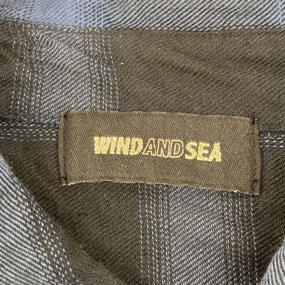 WIND AND SEA ウィンダンシー ﾌﾞﾙｰﾈﾙｼｬﾂ トップス L