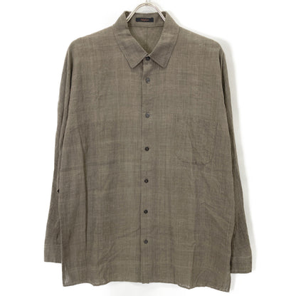 Babaghuri ババグーリ ﾌﾞﾗｳﾝ ｺｯﾄﾝ ｶﾗｰｼｬﾂ トップス 表記なし