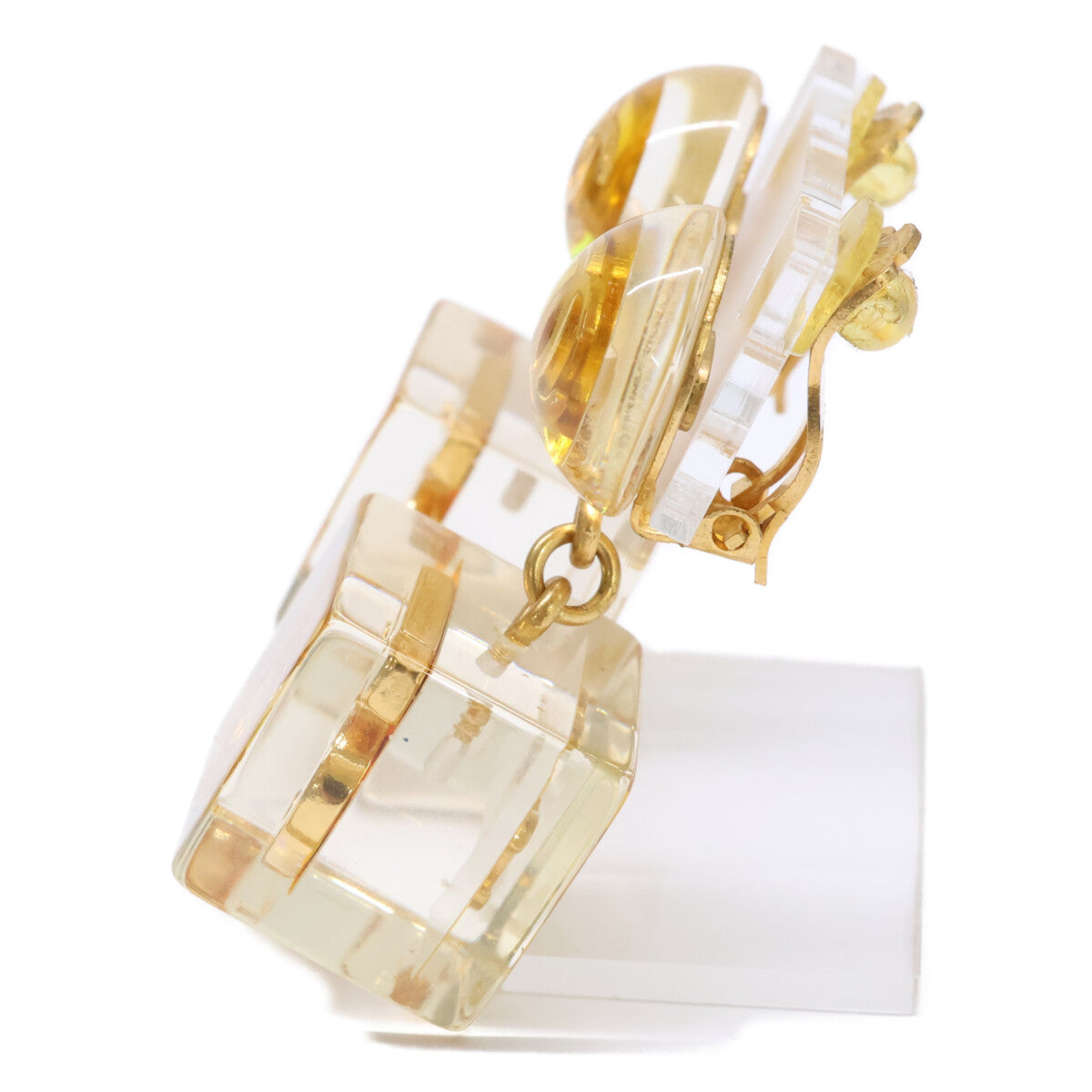 CHANEL シャネル 97P ホログラム ココマーク 5 キューブ イヤリング