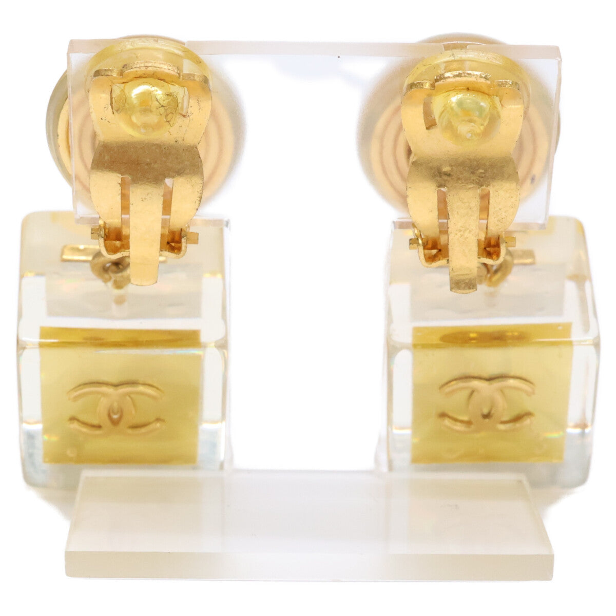 CHANEL シャネル 97P ホログラム ココマーク 5 キューブ イヤリング