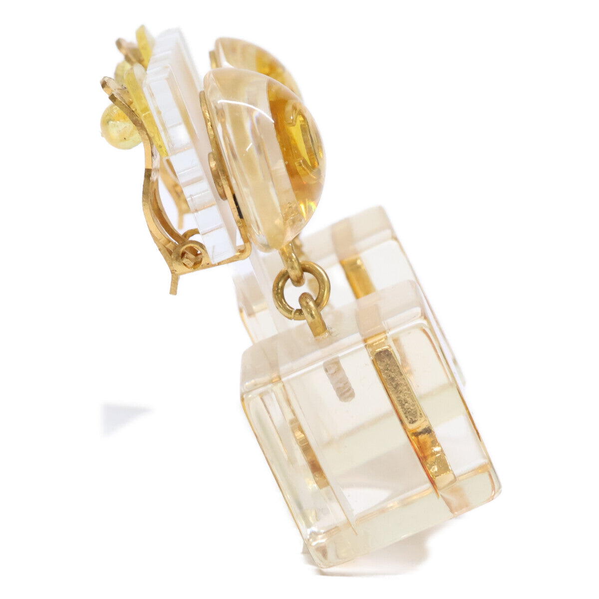 CHANEL シャネル 97P ホログラム ココマーク 5 キューブ イヤリング