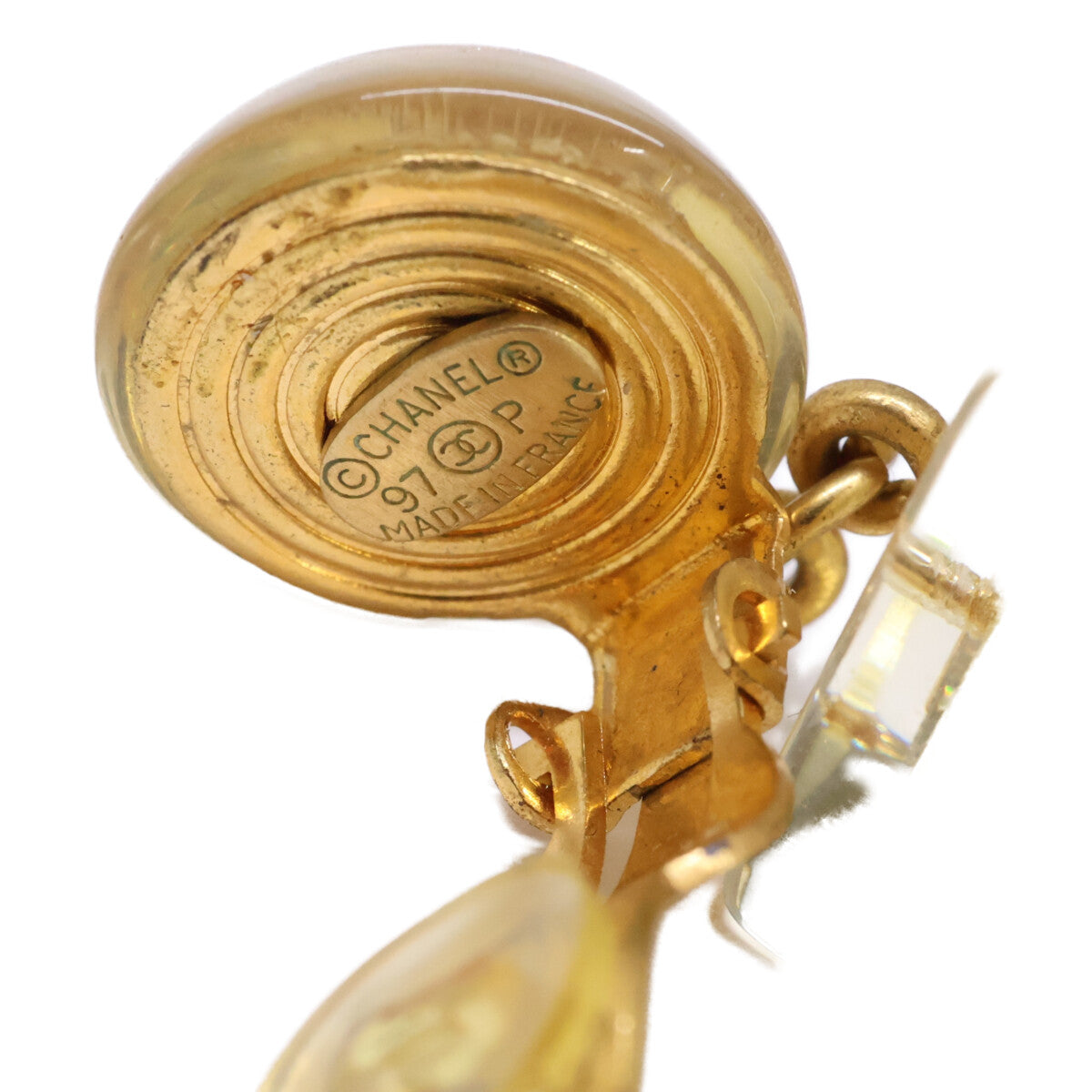CHANEL シャネル 97P ホログラム ココマーク 5 キューブ イヤリング