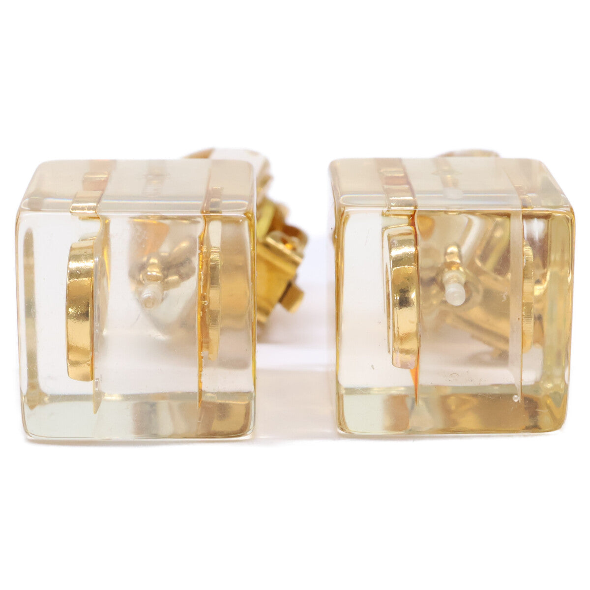 CHANEL シャネル 97P ホログラム ココマーク 5 キューブ イヤリング