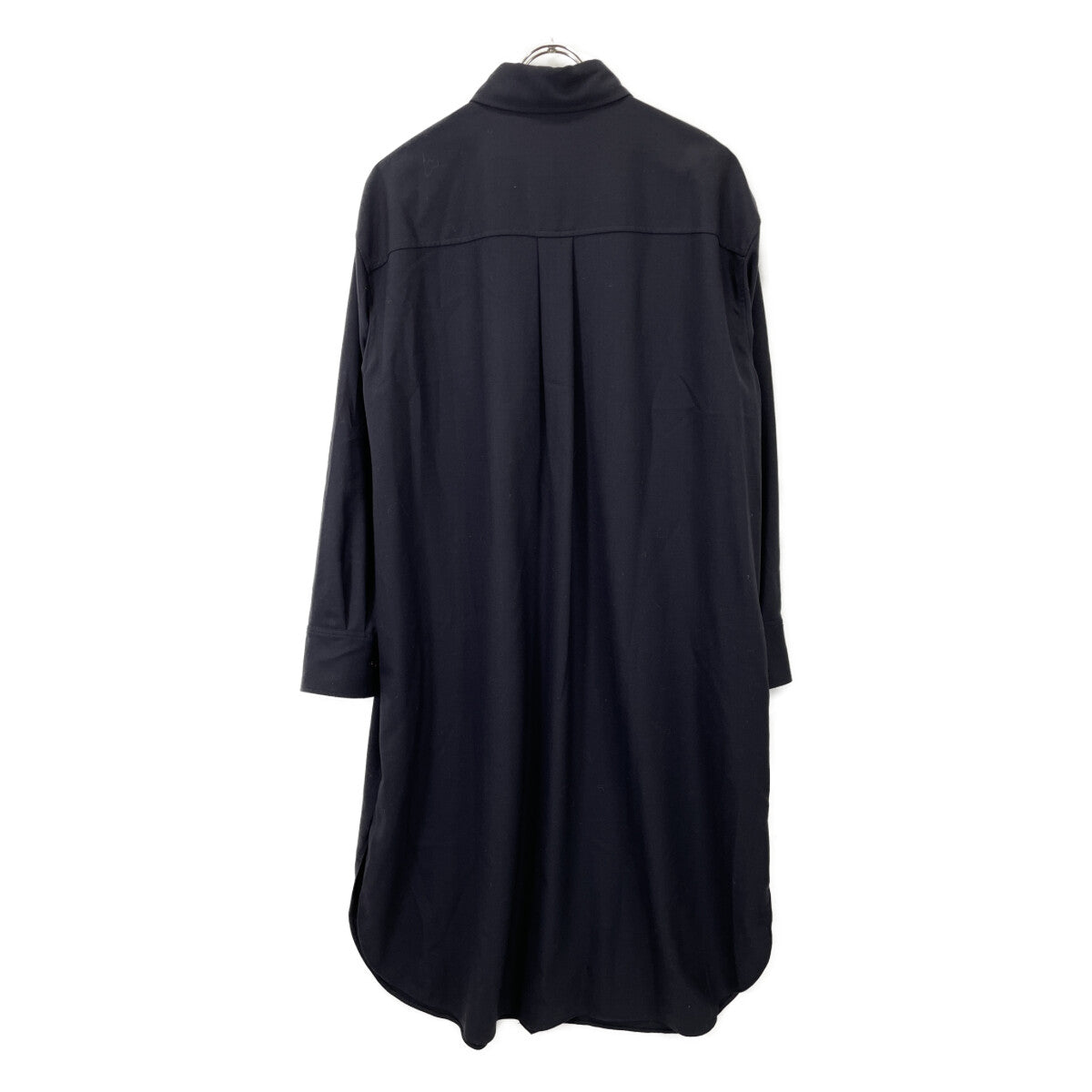 Theory セオリー 【美品/24年製】01-4305204-894-902 ウールフランネル ロング シャツ ワンピース S