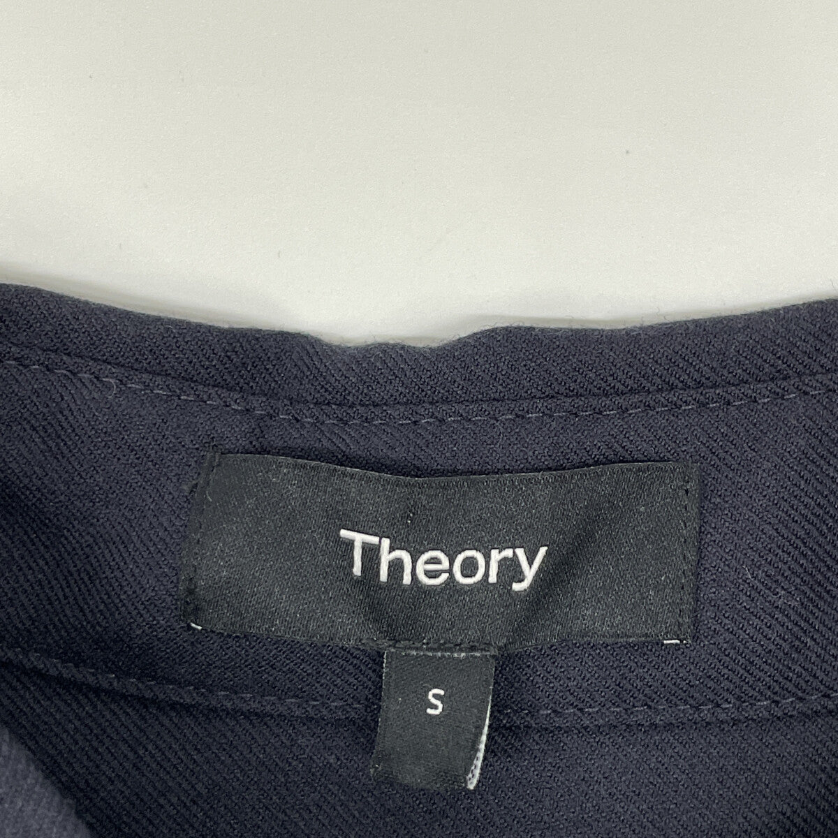 Theory セオリー 【美品/24年製】01-4305204-894-902 ウールフランネル ロング シャツ ワンピース S