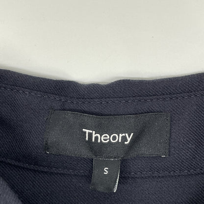 Theory セオリー 【美品/24年製】01-4305204-894-902 ウールフランネル ロング シャツ ワンピース S