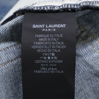 SAINT LAURENT PARIS サンローランパリ 705103 ｲﾝﾃﾞｨｺﾞ MILES ﾌﾞｰﾂｶｯﾄﾃﾞﾆﾑﾊﾟﾝﾂ ボトムス 25