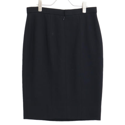 CHANEL シャネル ココマーク 金釦 シルク ジャケット スカート スーツ セットアップ 40