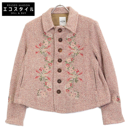 45R フォーティファイブ アール 25年製 ﾆｺﾐｺﾂｲｰﾄﾞ お花 ｱﾆｰｼﾞｬｹｯﾄ ジャケット