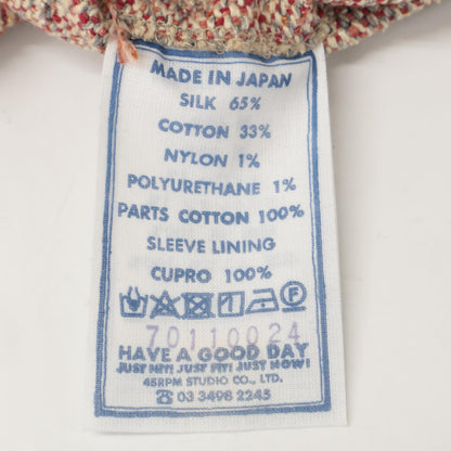 45R フォーティファイブ アール 25年製 ﾆｺﾐｺﾂｲｰﾄﾞ お花 ｱﾆｰｼﾞｬｹｯﾄ ジャケット