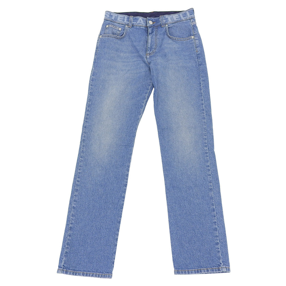 STELLA McCARTNEY ステラマッカートニー コットン デニム パンツ ボトムス レディース ブルー 25 6D0030 3SOH86 ボトムス 25
