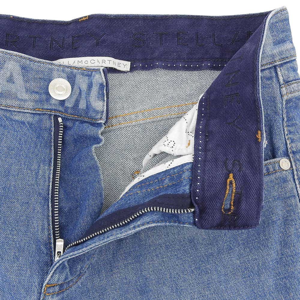 STELLA McCARTNEY ステラマッカートニー コットン デニム パンツ ボトムス レディース ブルー 25 6D0030 3SOH86 ボトムス 25