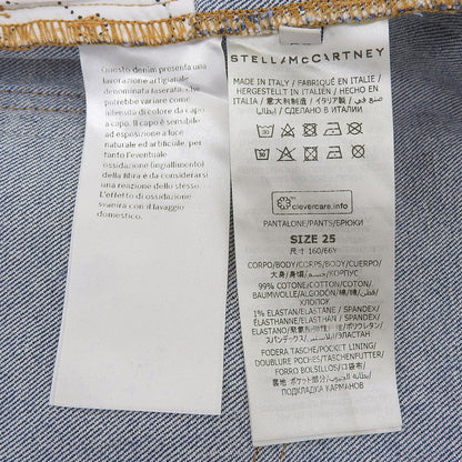 STELLA McCARTNEY ステラマッカートニー コットン デニム パンツ ボトムス レディース ブルー 25 6D0030 3SOH86 ボトムス 25